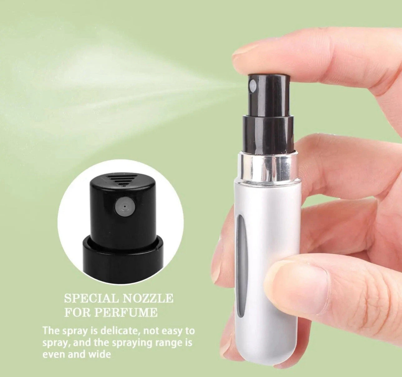 10x Aftershave Perfume Atomiser Travel Refillable Bottle Portable Handbag Spray