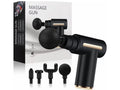 Massage Gun Deep Tissue Muscle Percussion Massager Back Neck Body 6 Speeds Black