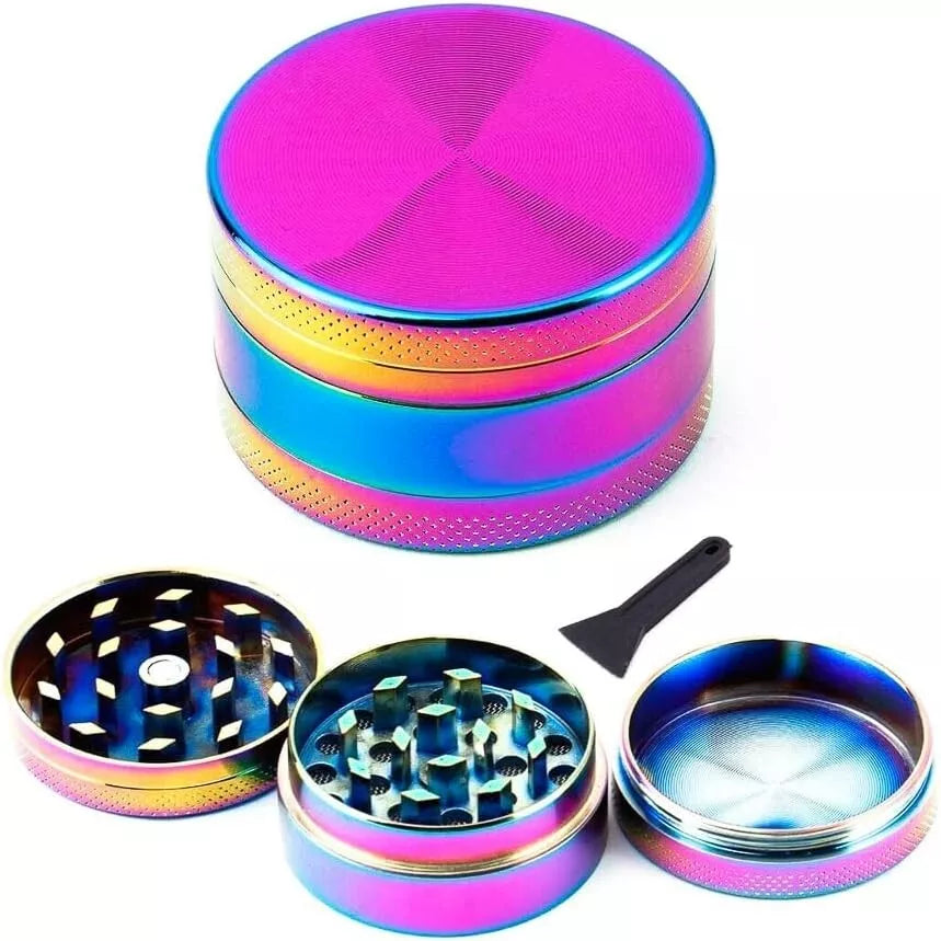 Grinder 40mm Metal Magnetic Strong Sharp Diamond Teeth Herb Shredder Grinders