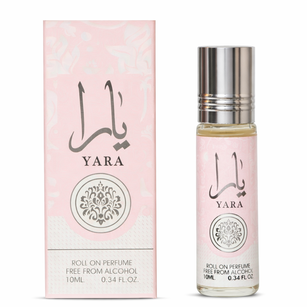 Original Yara Pink 10ml Perfume Oil for Women Vanilla Sandalwood Musk Roll On
