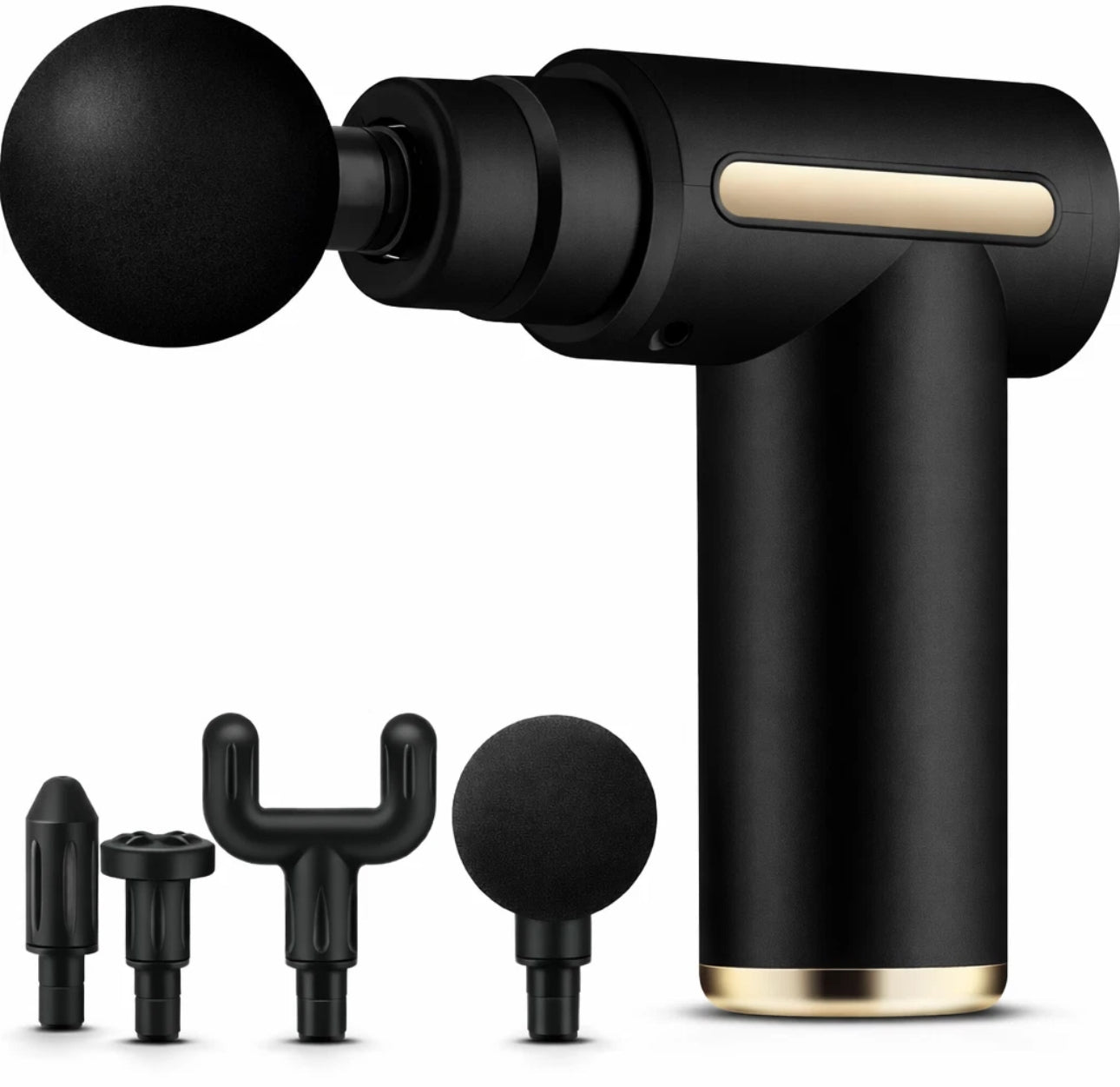 Massage Gun Deep Tissue Muscle Percussion Massager Back Neck Body 6 Speeds Black