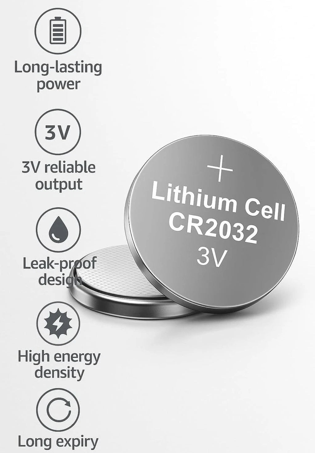 10x 2032 Battery CR2032 CR2025 CR2016 CR2430 CR2450 Coin Button 3v Lithium