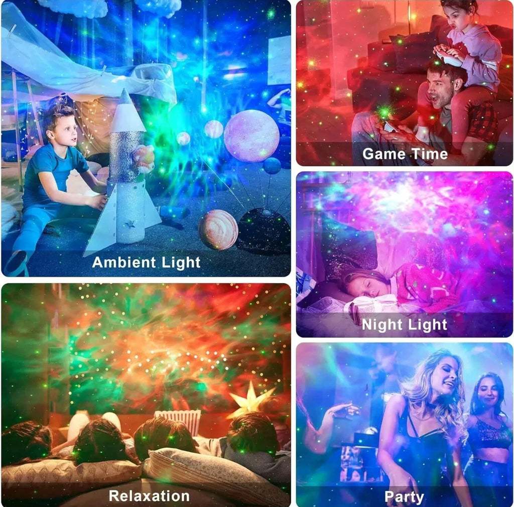 Astronaut Galaxy Projector Starry Star Sky Night Light Nebula Remote Projection