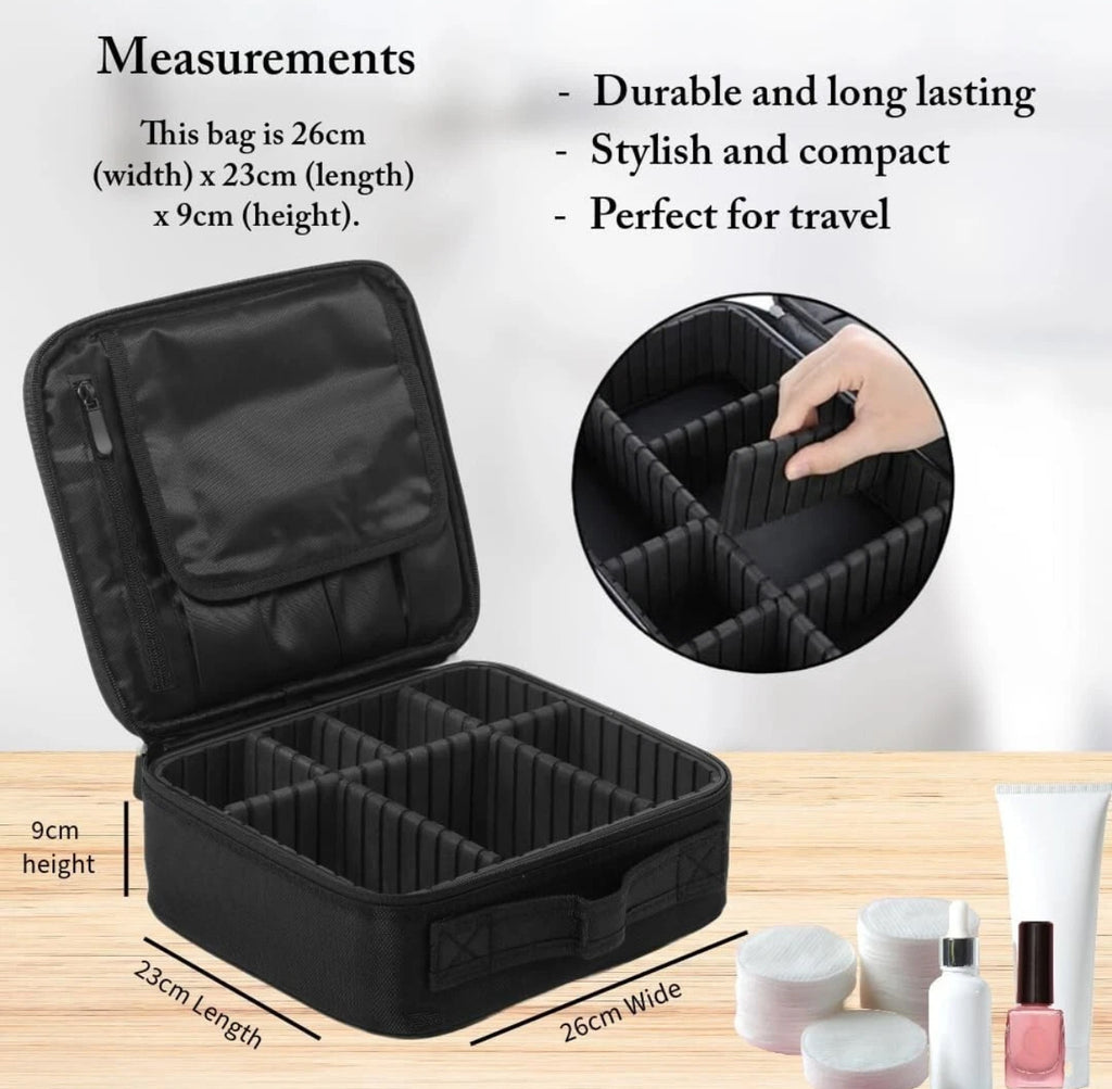 Make Up Bag Organiser Vanity Case Box Travel Cosmetic Beauty Jewellery Storage