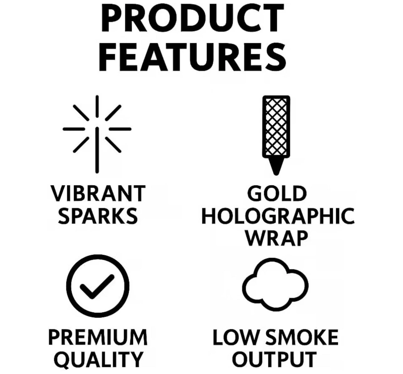 4 Premium Ice Fountain Sparkler Candles Cake Topper Sparkling Decoration Candle for Birthdays, Anniversaries, Celebrations