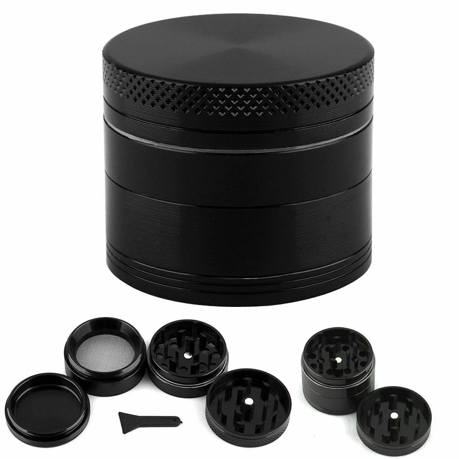 Grinder 40mm Metal Magnetic Strong Sharp Diamond Teeth Herb Shredder Grinders