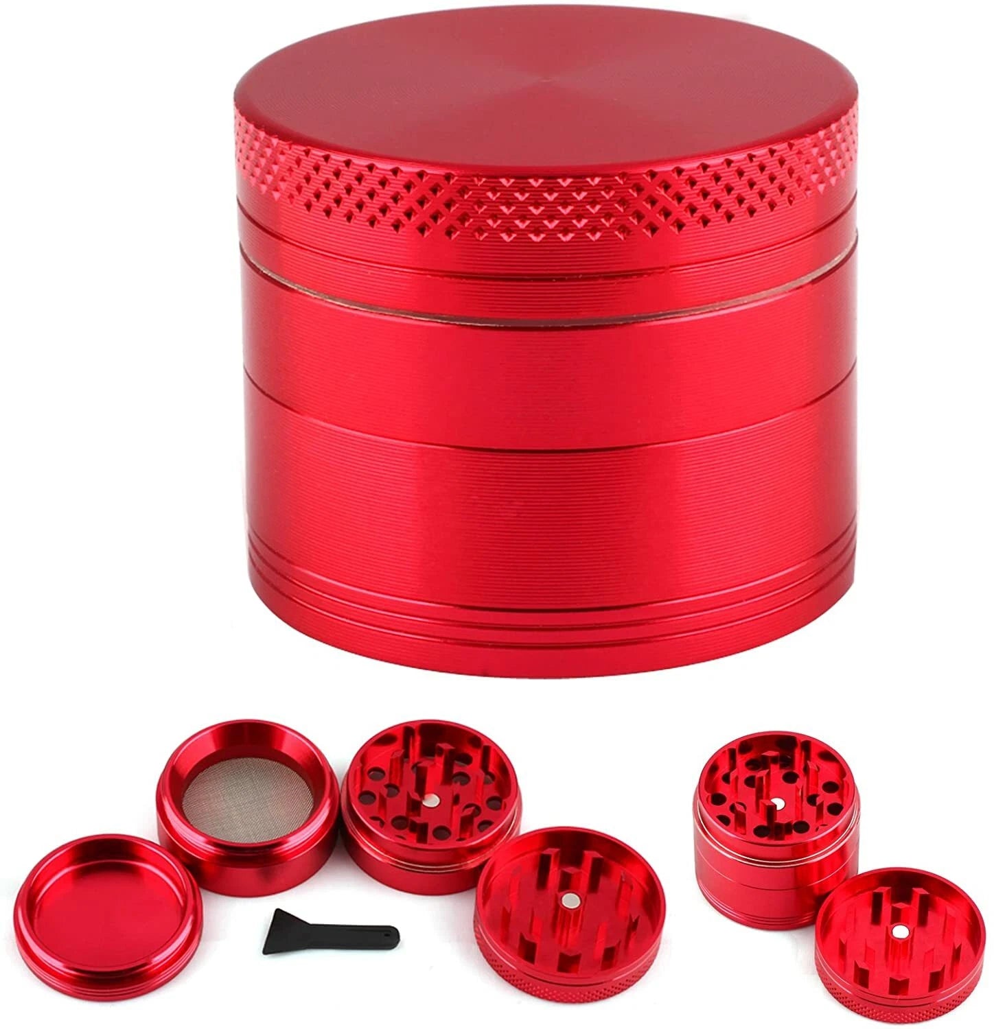 Grinder 40mm Metal Magnetic Strong Sharp Diamond Teeth Herb Shredder Grinders